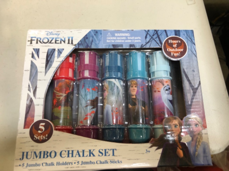 Photo 2 of Disney Frozen 5pc Jumbo Chalk Set
