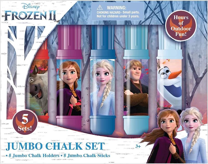 Photo 1 of Disney Frozen 5pc Jumbo Chalk Set
