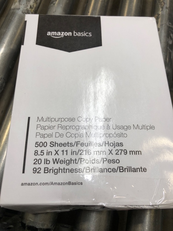 Photo 2 of Amazon Basics Multipurpose Copy Printer Paper - White