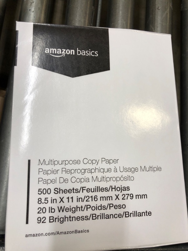 Photo 2 of Amazon Basics Multipurpose Copy Printer Paper - White