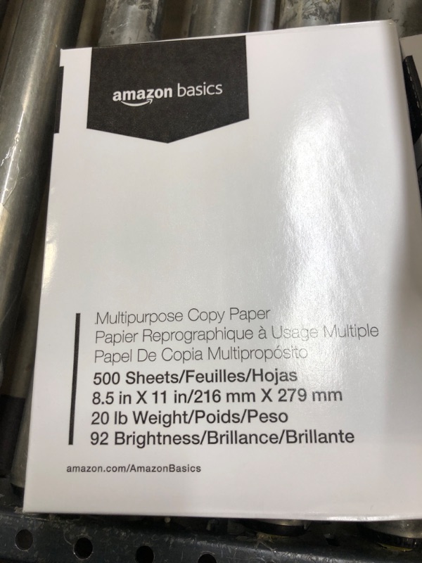 Photo 2 of Amazon Basics Multipurpose Copy Printer Paper - White