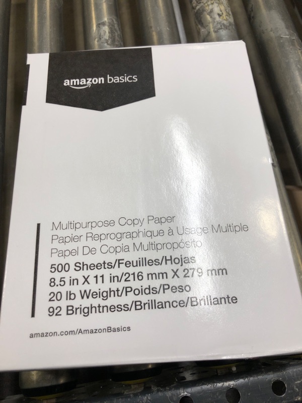 Photo 2 of Amazon Basics Multipurpose Copy Printer Paper - White