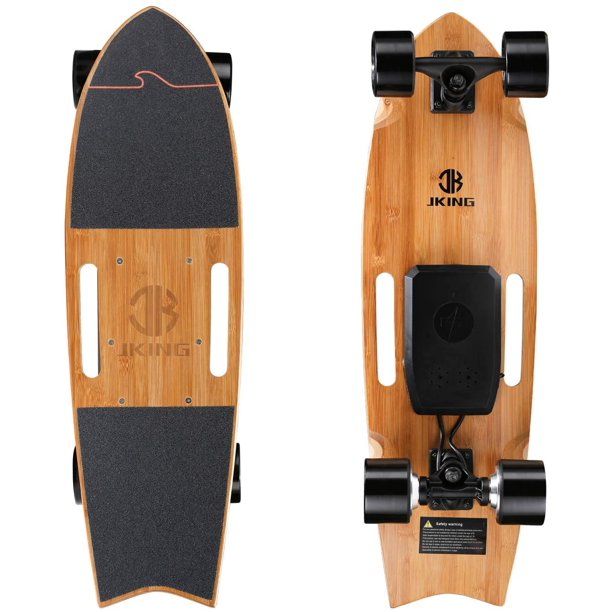 Photo 1 of Jking Electric Skateboard Electric Longboard with Remote Control Electric Skateboard,700W Hub-Motor ,16.7 MPH Top Speed,8.2 Miles Range,3 Speeds Adjustment
