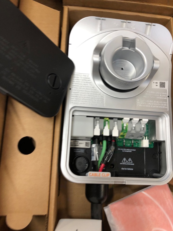 Photo 1 of *** SOLD FOR PARTS *** ChargePoint Home Flex Electric Vehicle (EV) Charger upto 50 Amp, 240V, Level 2 WiFi Enabled EVSE, UL Listed, Energy Star, NEMA 6-50 Plug or Hardwired, Indoor/Outdoor, 23-Foot Cable 
