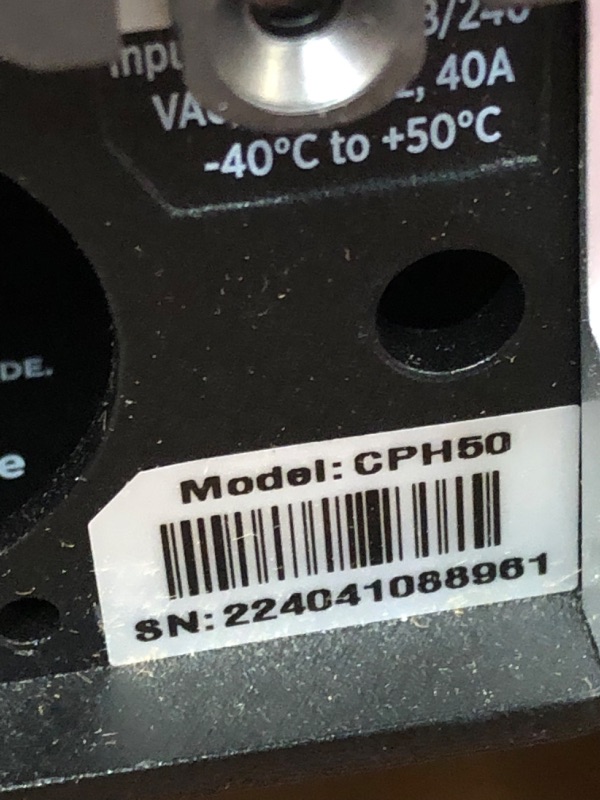 Photo 6 of *** SOLD FOR PARTS *** ChargePoint Home Flex Electric Vehicle (EV) Charger upto 50 Amp, 240V, Level 2 WiFi Enabled EVSE, UL Listed, Energy Star, NEMA 6-50 Plug or Hardwired, Indoor/Outdoor, 23-Foot Cable 
