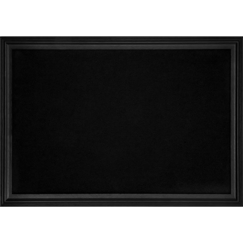 Photo 1 of SKL Products Cork Board - 30" x 20" Large, Framed, BLACK  Bulletin Board for School, Home, Kitchen & Office Walls
