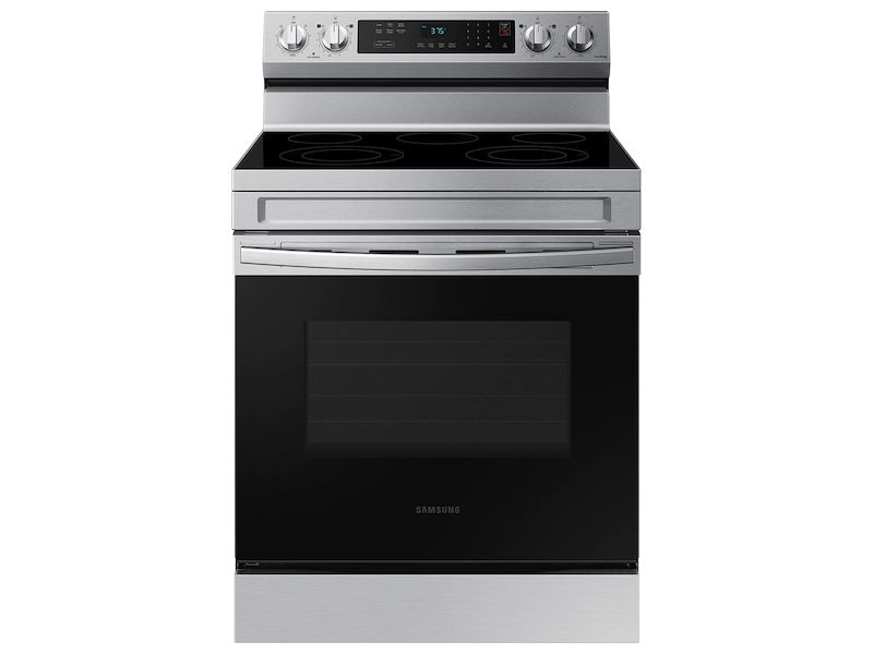 Photo 1 of 6.3 cu. ft. Smart Freestanding Electric Range, DENTED TOP PORTION, MINOR USE. 