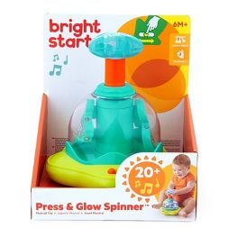 Photo 3 of Bright Starts Press & Glow Spinner ( ITEM TESTED ) 

