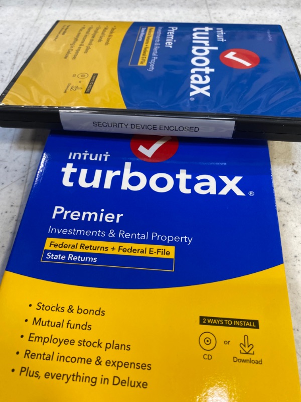 Photo 4 of [Old Version] TurboTax Premier 2020 Desktop Tax Software, Federal and State Returns + Federal E-file [Amazon Exclusive] [PC/Mac Disc]*-Brand new factory sealed-*
