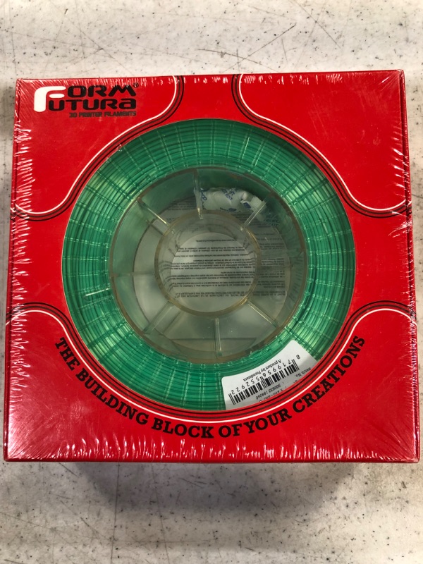 Photo 2 of FormFutura Silk Gloss PLA 1.75mm Brilliant Green 3D Printer Filament, Dimensional Accuracy < +/- 0.05mm
