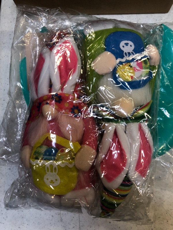 Photo 1 of 2 PACK EASTER PLUSH GNOME DECORATIONS