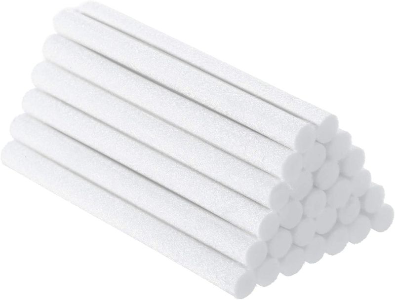 Photo 1 of 40 Pieces Humidifier Sticks Cotton Filter Refill Travel Humidifier Sticks Car Humidifier Replacement Parts for Mini Portable Personal USB Powered Humidifiers in Office Bedroom (4 Inch)
