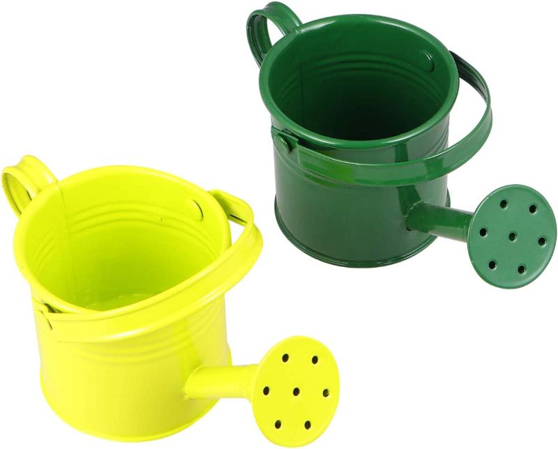 Photo 1 of DOITOOL 2pcs Watering Can Bucket Kids Children Garden Outdoor Watering Bucket Small for Portable Indoor Watering Equipment for Outdoor Indoor House Plant (Random Color)
