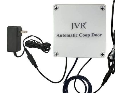 Photo 1 of JVR Chicken Coop Door Automatic Smart 2.4 GHz WIFI Opener with Safety Mechanism, Work With Alexa & Google Assistant, Rainproof Sunrise/Sunset 