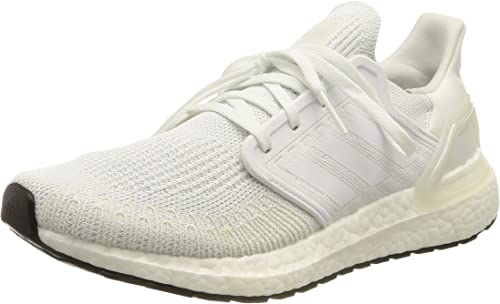 Photo 1 of Adidas Men's Ultraboost 20 39s Running Shoes, Multicolor FTWR White Gray Three F17 Core Black, SIZE 8
