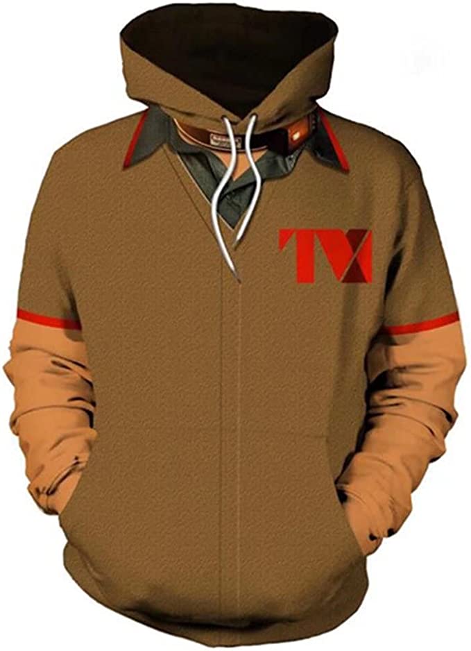 Photo 1 of ANHUL Superhero Cosplay Hoodie Halloween Costume 3D Print Pullover Sweatshirt SIZE XL 
