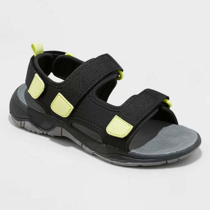 Photo 1 of Boys' Corbin Sandals - Cat & Jack Black SIZE  5