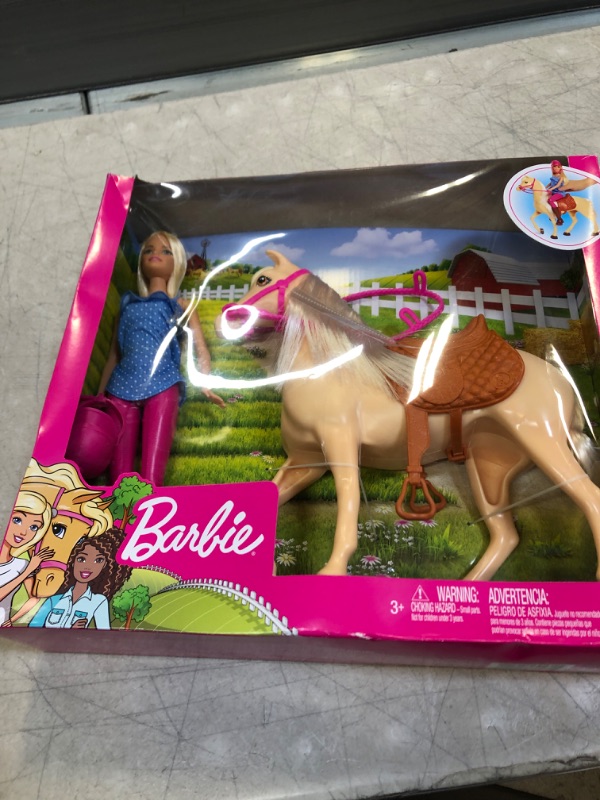 Photo 2 of Barbie Doll and Horse
