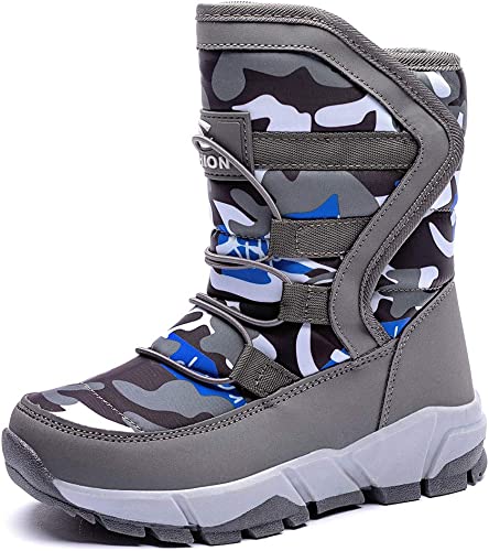 Photo 1 of BODATU Boys Snow Boots Outdoor Waterproof Winter Kids Shoes
SIXE UNKNOWN, MEASURES 9 INCHES LONG TOE TO HEEL