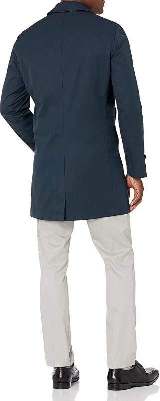Photo 2 of Buttoned Down Men's Cotton-Blend Car Coat
SIZE 42 SHORT, NAVY