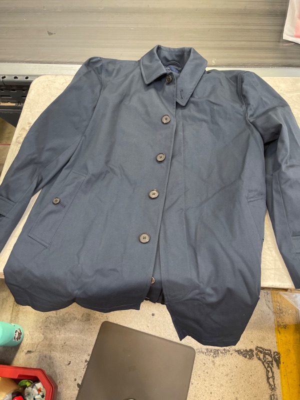 Photo 6 of Buttoned Down Men's Cotton-Blend Car Coat
SIZE 42 SHORT, NAVY