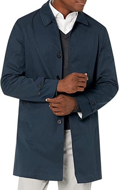 Photo 1 of Buttoned Down Men's Cotton-Blend Car Coat
SIZE 42 SHORT, NAVY