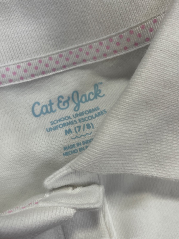 Photo 2 of 2 PC Girls' Short Sleeve Interlock Unifor Polo Shirt - Cat & Jack™
SIZE M