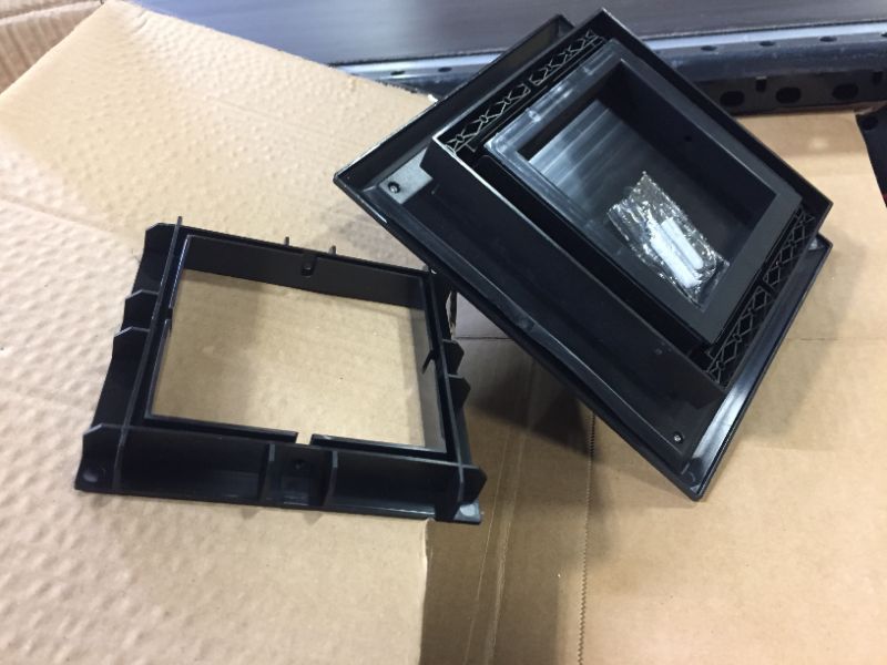 Photo 1 of --Only cap--  4 Pieces Post Cap Cover for 4x4 Nominal Wood Posts (Black)
