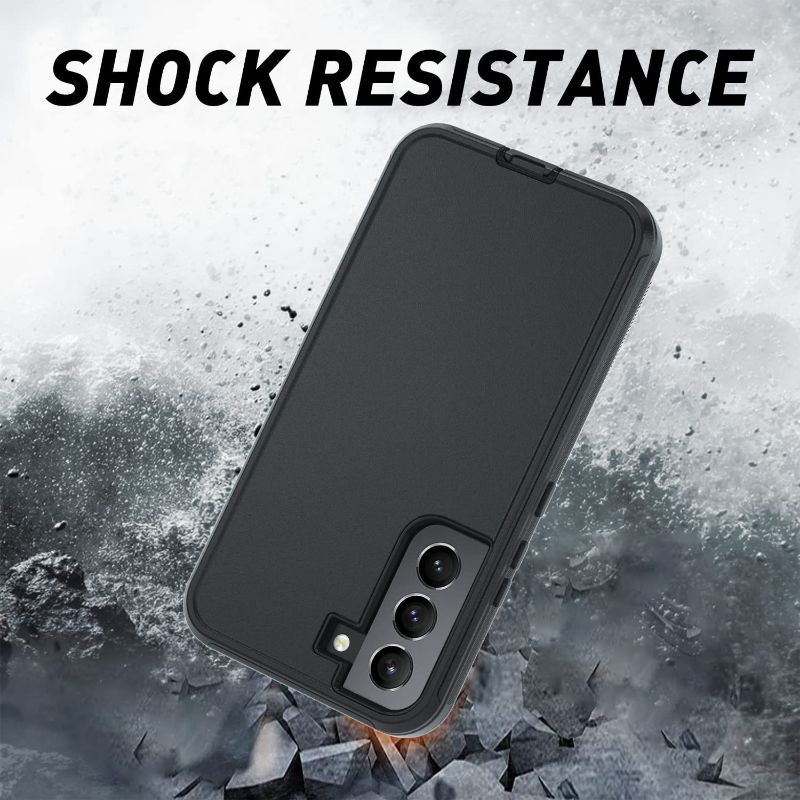 Photo 1 of Compatible for Samsung S22 Case 5G Shockproof Multi-Layer Protection Case for Samsung Galaxy S22 5G Heavy Duty Full Body Protective Shockproof Galaxy S22...
