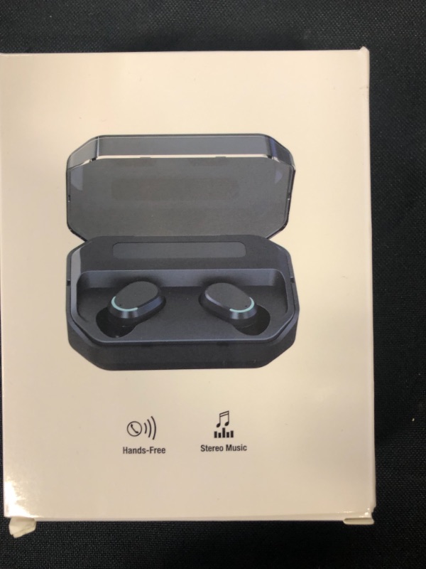 Photo 2 of [2022] New Wireless Earbuds Bluetooth 5.0 Headsets, IPX7 Waterproof 100H Playtime with Charging Case LED Battery Display, auriculares,3D Stereo Audio Full Touch Control Headset w/Mic
