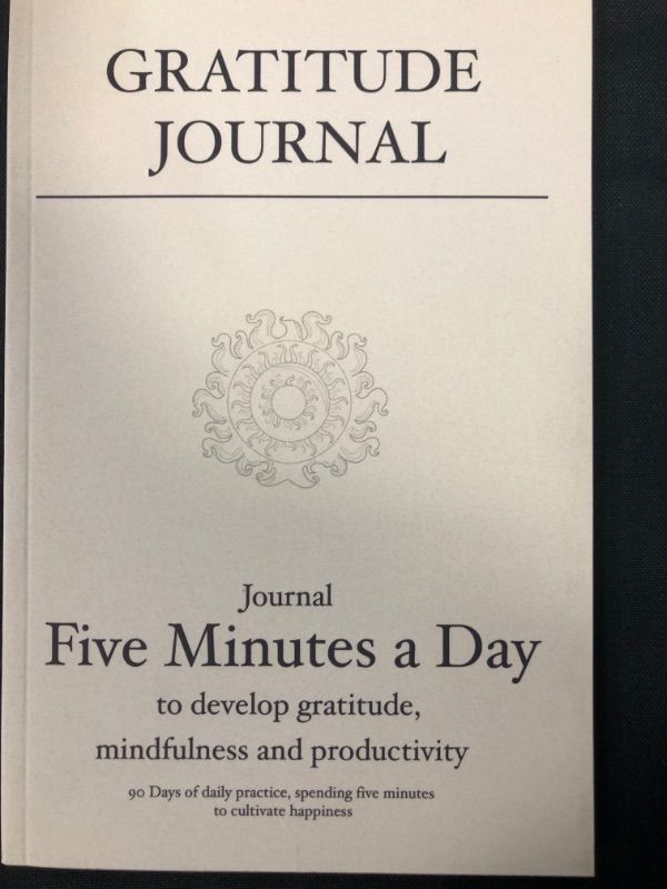 Photo 2 of 2 JOURNALS--Gratitude Journal: Journal 5 Minutes a Day to Develop Gratitude, Mindfulness and Productivity: 90 Days of Daily Practice,