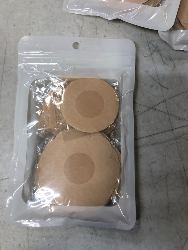 Photo 1 of 10,30,40,50 Pairs Nipple Covers Disposable Nipple Pasties Breast Petal Comfortable Invisible Satin Self-Adhesive Stickers
