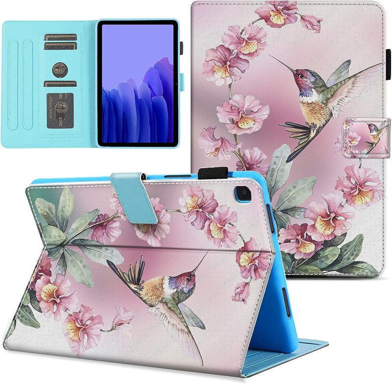 Photo 1 of Birdtab for Samsung Galaxy Tab A7 10.4 Case 2020 Multi-Angle Smart Stand Shell Cover Case for Samsung Galaxy Tab A7 10.4 inch Tablet SM-T500/T505/T507 Case,Beautiful Hummingbird
