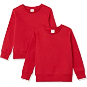 Photo 1 of Amazon Essentials Toddler Girls' Fleece Crew-Neck Sweatshirts Sz 2T