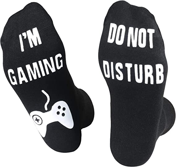 Photo 1 of Do Not Disturb I'M Gaming Socks, Teenage Gifts Idea Teens Stocking Stuffers Gamer Sock Gifts for Boys Mens Dad Father
