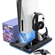 Photo 1 of PS5 Stand with Cooling Fan and Dual Controller Charger Station 