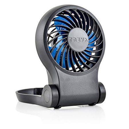 Photo 1 of TREVA 3.5" Battery/USB Fan with AC Adapter - Gray