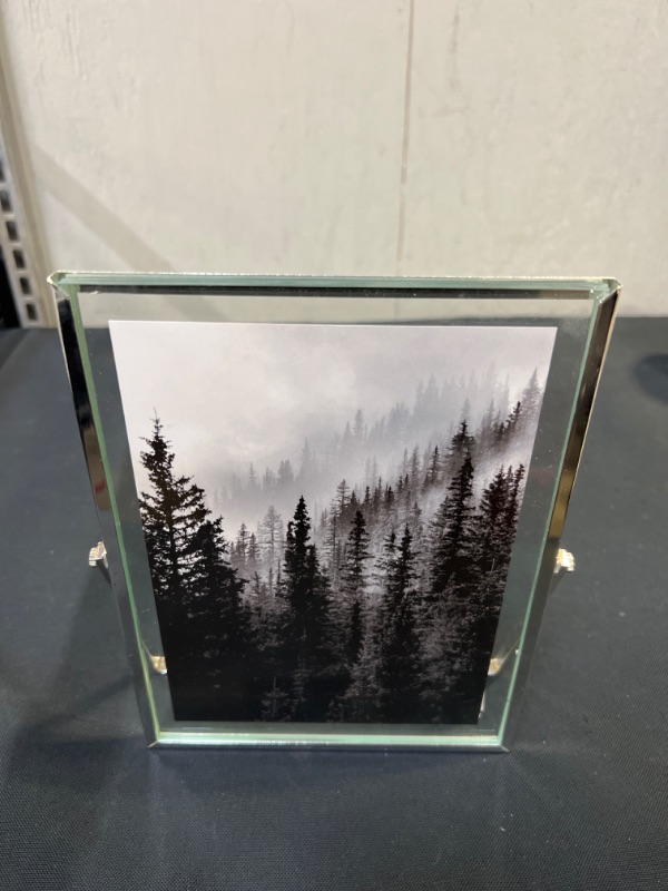 Photo 2 of 5" X 7" Addison Frame Silver - Threshold (MISSING TOP PIECE)