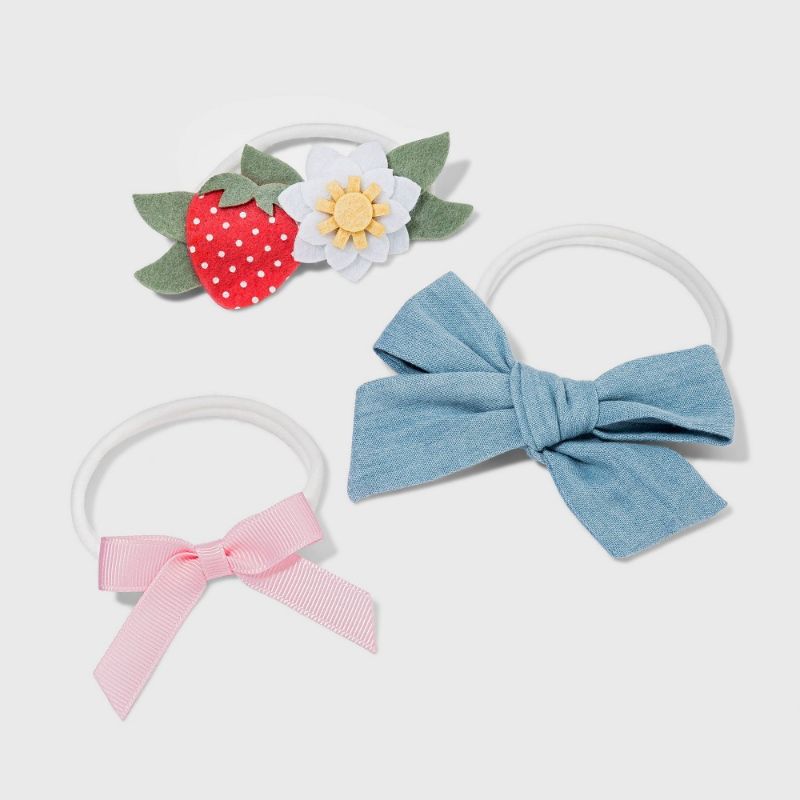 Photo 1 of Baby Girls' Strawberry Headband Set - Cat & Jack (PACK OF 2)