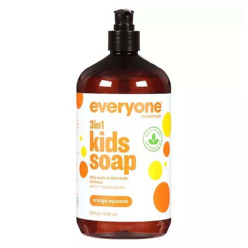 Photo 1 of 2 Everyone Liquid Soap for Kids, Orange, 32 Ounce
