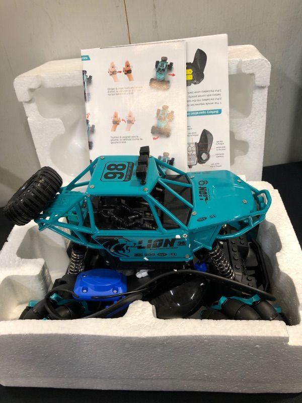 Photo 2 of 4DRC Remote Control Car,C3 Alloy Drift RC Car,4WD 2.4G Gesture Remote Control Monster Truck,All Terrain Off Road Climb Electric Hobby Kids Toy ,Drift 360° Spins Stunt Car for Teens Adults
