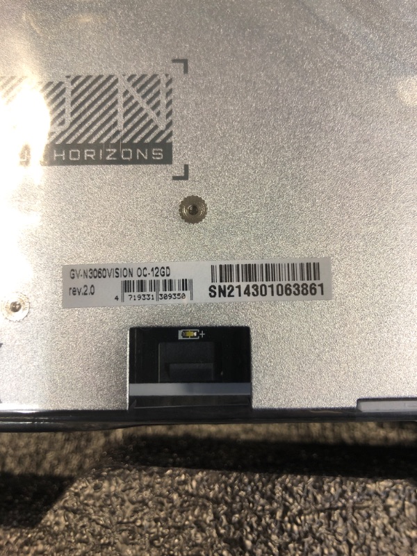 Photo 3 of GIGABYTE GeForce RTX 3060 Vision OC 12G (REV2.0) Graphics Card,