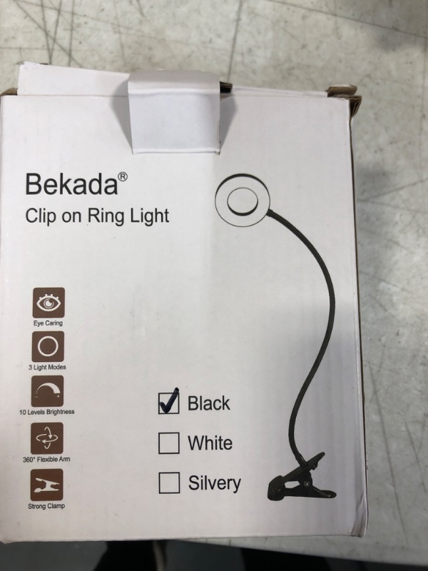Photo 2 of Bekada LED Desk Light with Clamp for Video Conference Lighting