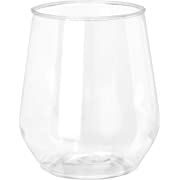 Photo 1 of 32 count 12 oz Unbreakable Stemless Plastic Wine Champagne Glasses