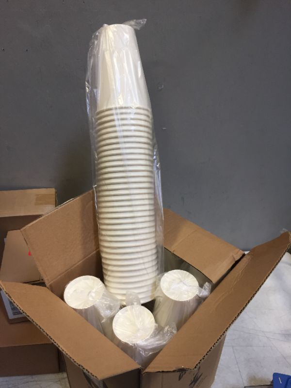 Photo 2 of [210 Pack - 16 oz.] White Paper Hot Cups, Coffee Cups