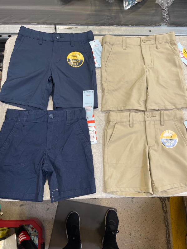 Photo 1 of BUNDLE, CHILDREN;S UNIFORM SHORTS, SIZES 4T-5T