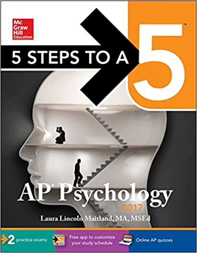 Photo 1 of 5 Steps to a 5 AP Psychology 2017 (McGraw-Hill 5 Steps to A 5) 8th Edition
