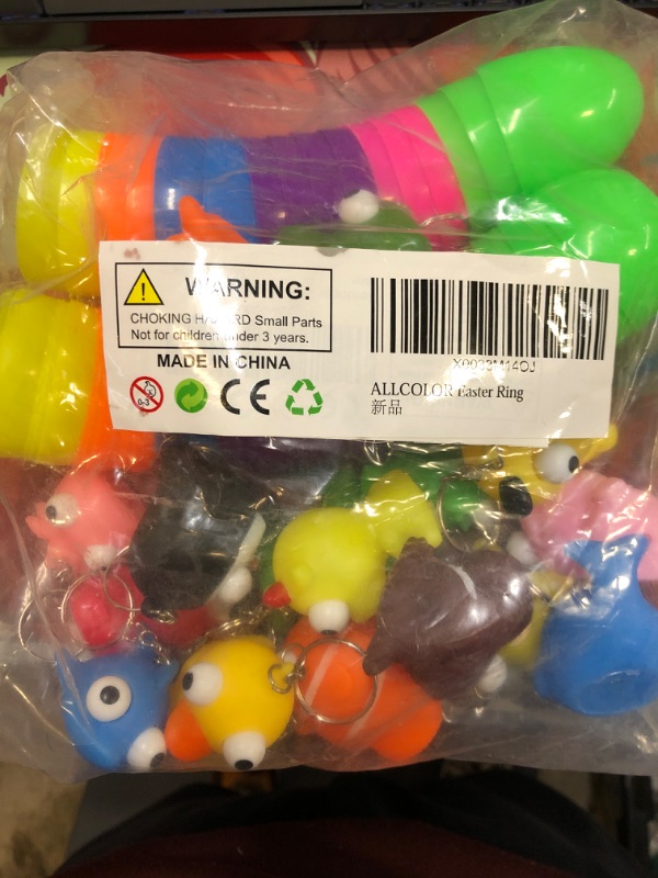 Photo 1 of 16PCS Toys Filled Easter Eggs for Boys Prefilled Easter Eggs for Claw machine with Mini Fidget Toys Keychain for Girls Bright Colorful Large Plastic Easter Eggs Gift Filler Easter Party Favors for Kids Toddlers
