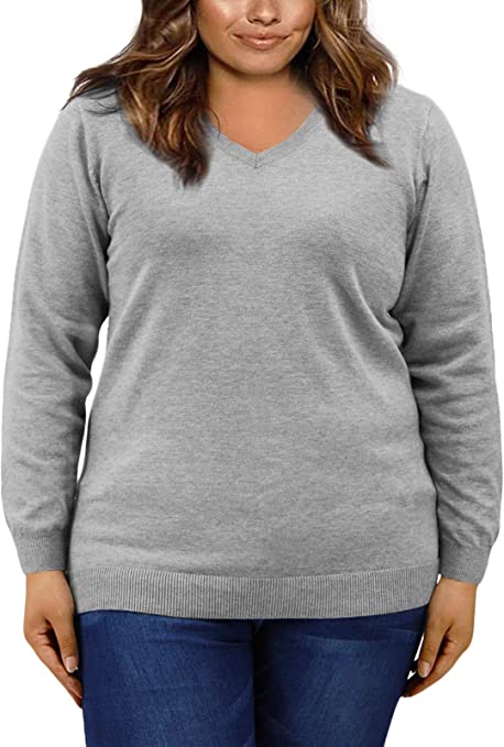 Photo 1 of  Plus-Size Sweaters for Women Long Sleeve Pullover Tops  SIZE 18 
