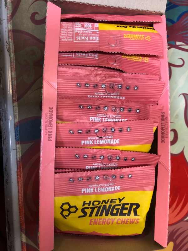 Photo 2 of  Honey Stinger Energy Chews, Pink Lemonade, 12 count  -- BB 10/2026 --